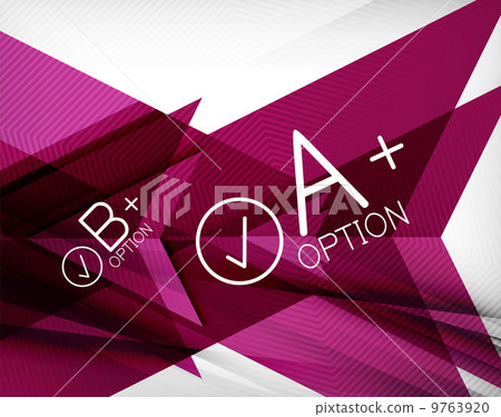 Infographic geometrical shape abstract background 9763920