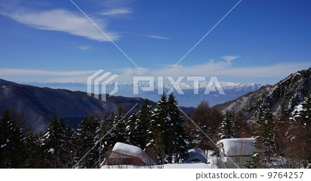 Shinshu Yamada Ranch The view from the hot spring 9764257