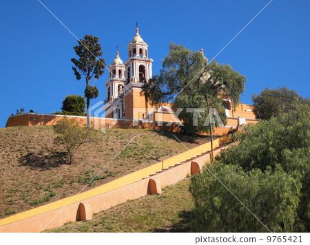 墨西哥：Cholula Tranchio Arte Petr Hill's Church 9765421
