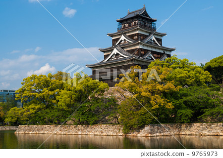 Hiroshima castle castle tower Hiroshima castle castle tower 9765973
