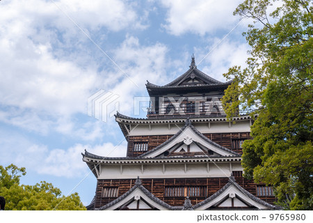 Hiroshima castle castle tower Hiroshima castle castle tower 9765980
