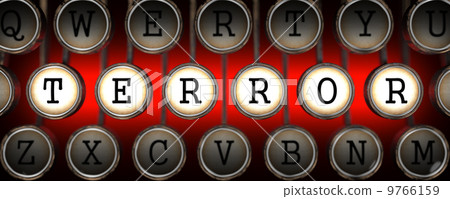Terror on Old Typewriter's Keys. Terror on Old Typewriter's Keys. 9766159