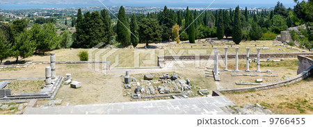 Panorama of historical ruins of Asclepieion on Kos Panorama of historical ruins of Asclepieion on Kos 9766455