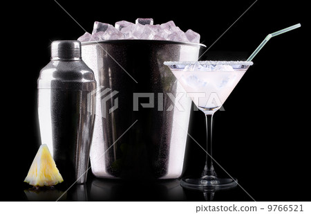 glass of Pina Colada Cocktail 9766521