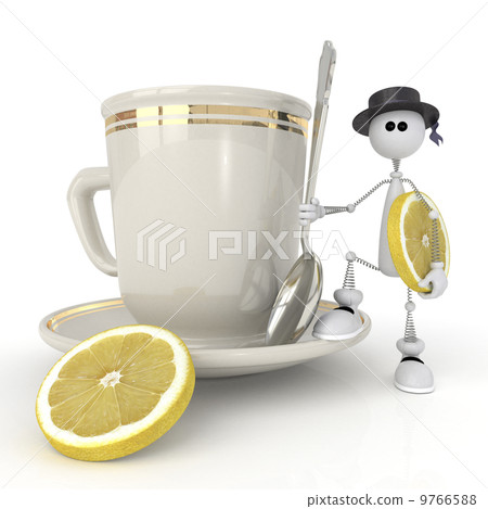 The little man with a mug. 9766588
