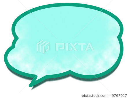 Bold frame balloon blue Bold frame balloon blue 9767017