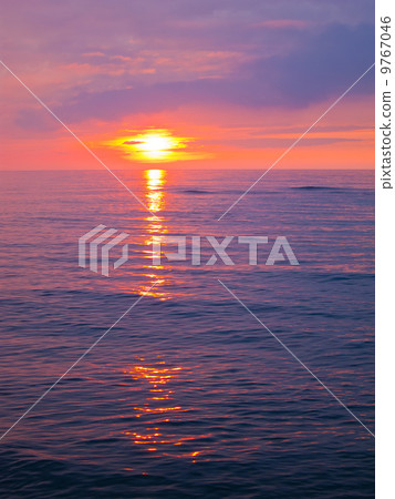Sunset over the sea 9767046