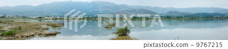 Panorama of Tigaki lake on Kos island Panorama of Tigaki lake on Kos island 9767215