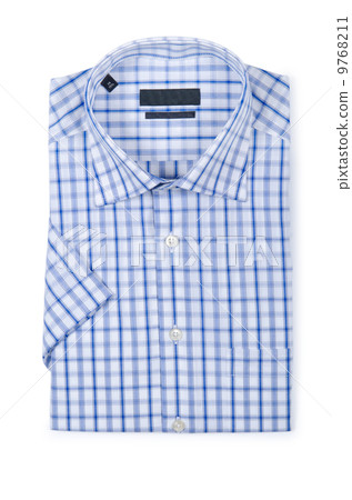 Nice male shirt isolated on the white 9768211