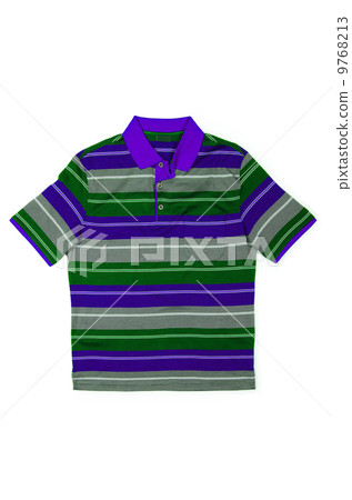 Male t-shirt isolated on the white background 9768213