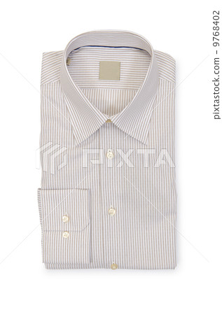 Nice male shirt isolated on the white 9768402