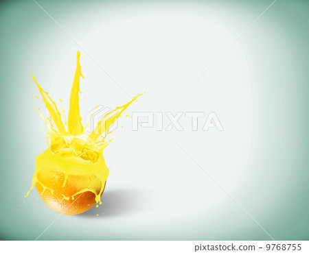fresh orange juice with a splash 9768755