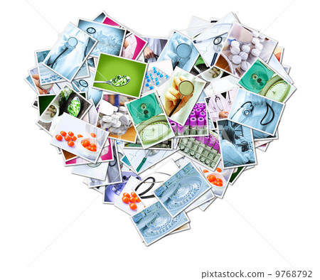 Medical Imaging Putting together a heart shape 9768792