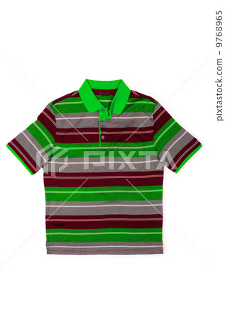 Male t-shirt isolated on the white background 9768965