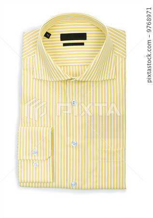 Nice male shirt isolated on the white Nice male shirt isolated on the white 9768971