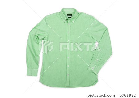Nice male shirt isolated on the white Nice male shirt isolated on the white 9768982