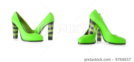 Woman shoes isolated on white Woman shoes isolated on white 9769837