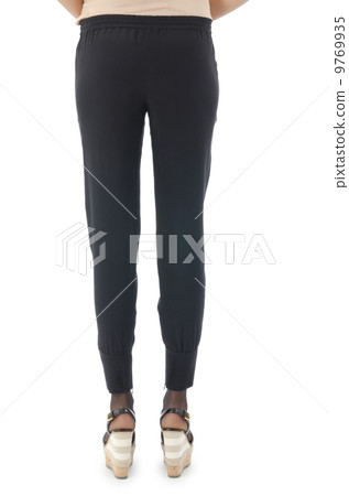 Trousers isolated on the white background Trousers isolated on the white background 9769935