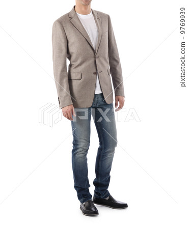 Man in fashion concept on white Man in fashion concept on white 9769939
