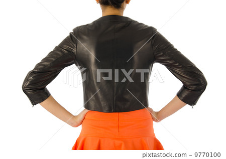 Fashion concept with model on white Fashion concept with model on white 9770100