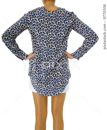 Woman in fashion dress concept on white Woman in fashion dress concept on white 9770306