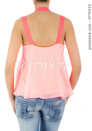 Woman in fashion dress concept on white Woman in fashion dress concept on white 9770410