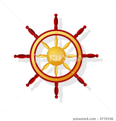 Steering wheel. Vector illustration 9770596