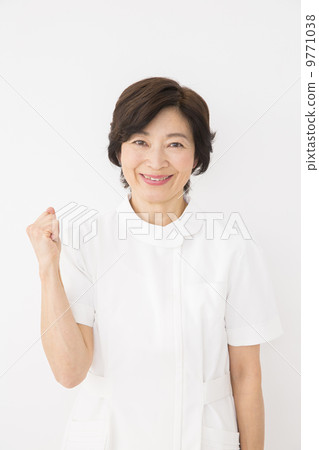 白人女性50多岁的女性 图库照片