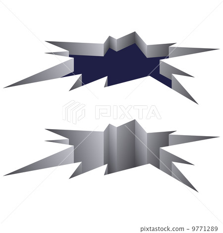 Damaged surface Damaged surface 9771289