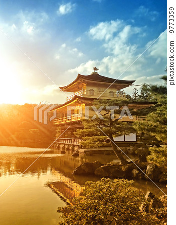 Famous Golden Pavilion Kinkaku-ji in Kyoto Japan Famous Golden Pavilion Kinkaku-ji in Kyoto Japan 9773359