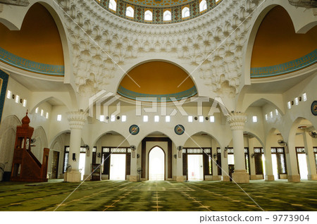 Interior of Al-Bukhari Mosque Interior of Al-Bukhari Mosque 9773904