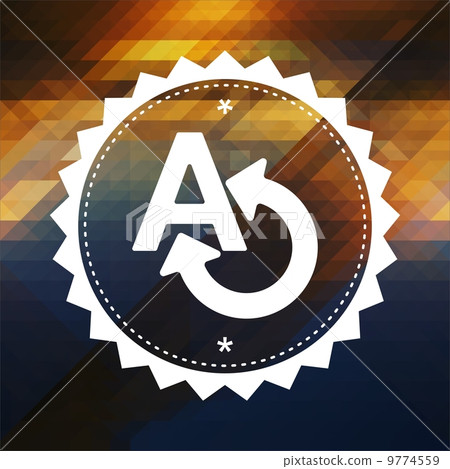 Translating Concept on Triangle Background. 9774559