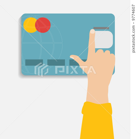Cloud Computing Concept on Different Electronic Devices. Vector  9774607