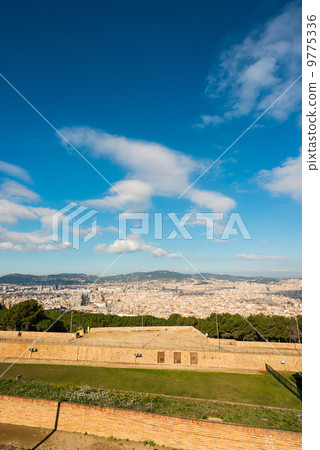 巴塞羅那鎮視圖西班牙風景照片 巴塞羅那鎮視圖西班牙風景照片 9775336