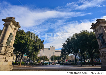 Plaza Catalunya Spain landscape photo material Plaza Catalunya Spain landscape photo material 9775639