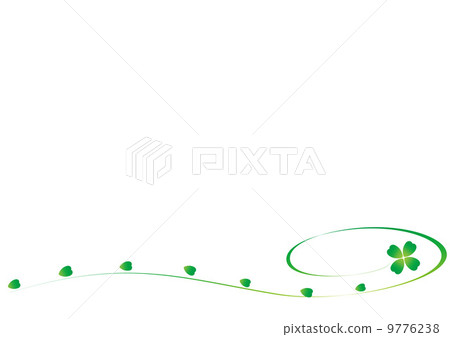 Four leaved leaves green 9776238