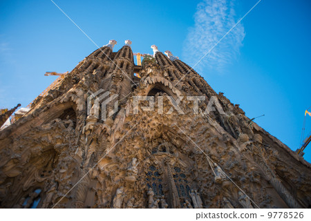 Sagrada Familia Spain landscape photo material Sagrada Familia Spain landscape photo material 9778526