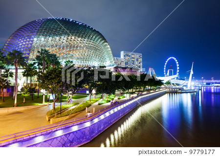 Singapore city skyline at night 9779177