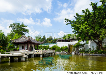 Chinese traditional garden 9779491