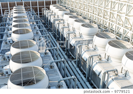 Air conditioning systems on roof top Air conditioning systems on roof top 9779521