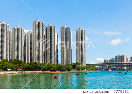 Residential building in Hong Kong 9779581