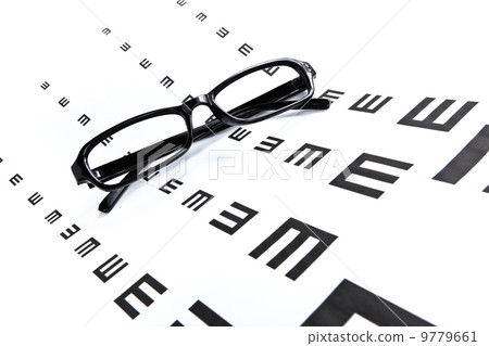 Eye chart and eyewear 9779661