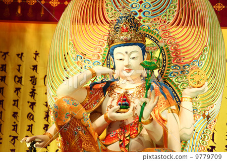 Chinese statue, Guan Yin sculpture 9779709