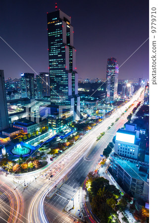Gangnam District at night Gangnam District at night 9779710