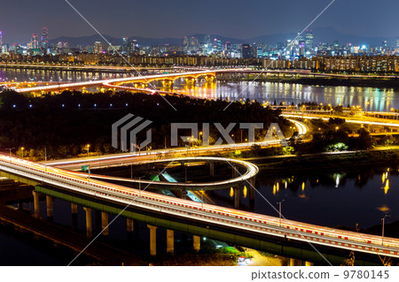 Seoul skyline at night Seoul skyline at night 9780145