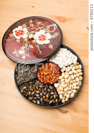 Chinese snack tray for lunar new year 9780213