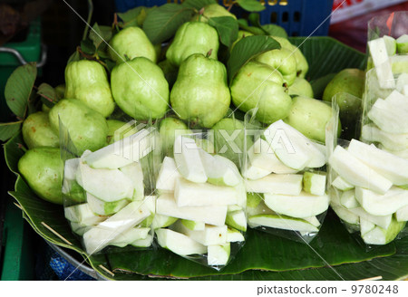 Guava fruit in food market 9780248