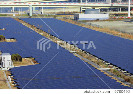 Solar panel station 9780493