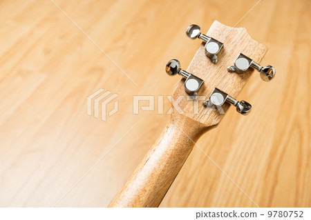 Headstock of Ukulele Hawaiian Guitar Headstock of Ukulele Hawaiian Guitar 9780752