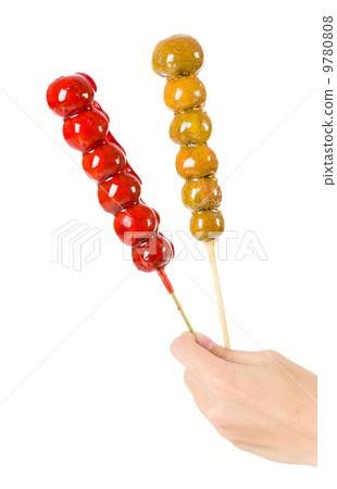 Candied haw isolated on white Candied haw isolated on white 9780808